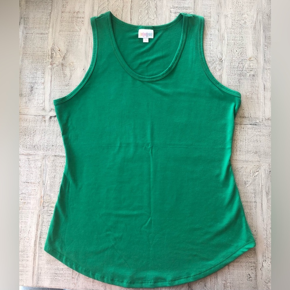 Green Sleeveless Women's Top